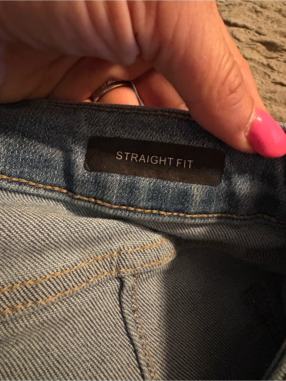 Judy Blue Straight Fit Jeans Size 11/30 Light Wash High Rise Straight Leg (1184) - Picture 4 of 10